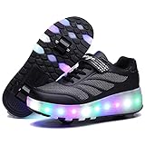 Linckoo Kinderschuhe mit 2 Rollen LED Leuchtend...
